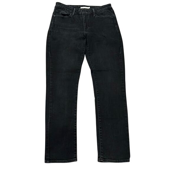 Levi's Women's Classic Mid-Rise Black Skinny Jeans Jeans Size 10 - Picture 2 of 7